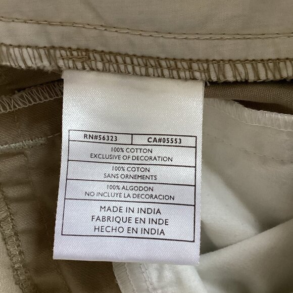 Nike ACG Women's Shorts Size M Flat Front Pockets 100% Cotton Hiking Casual - Picture 10 of 10